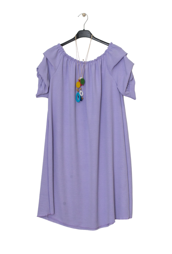 Ladies Dress Tunic Summer Top Necklace T Shirt Holiday Mid Length Top Dress image 14