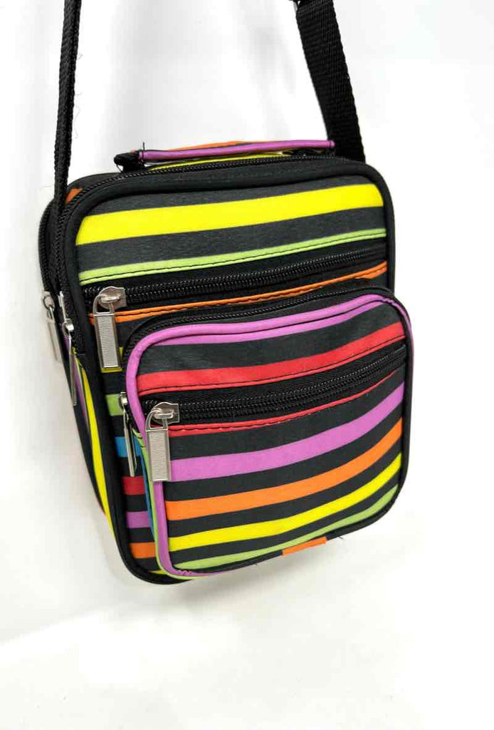 Ladies Womens Shoulder Bag Work Travel Handbag Satchel Multi Zips Cross Body Bag image 2