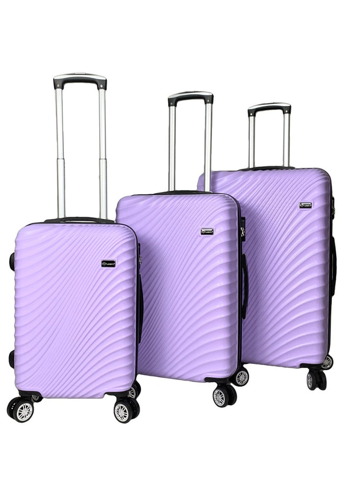 3 Suitcases ABS Set Lightweight Travel Bag Multi Pockets Luggage 4 Wheels image 6