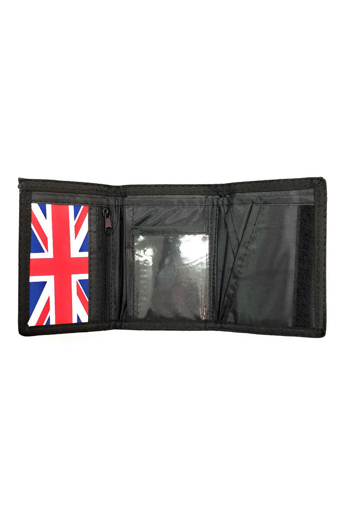 Men's England Scratch Wallet Multi Pockets Card Cash Coin Holder Stylish Wallet image 1