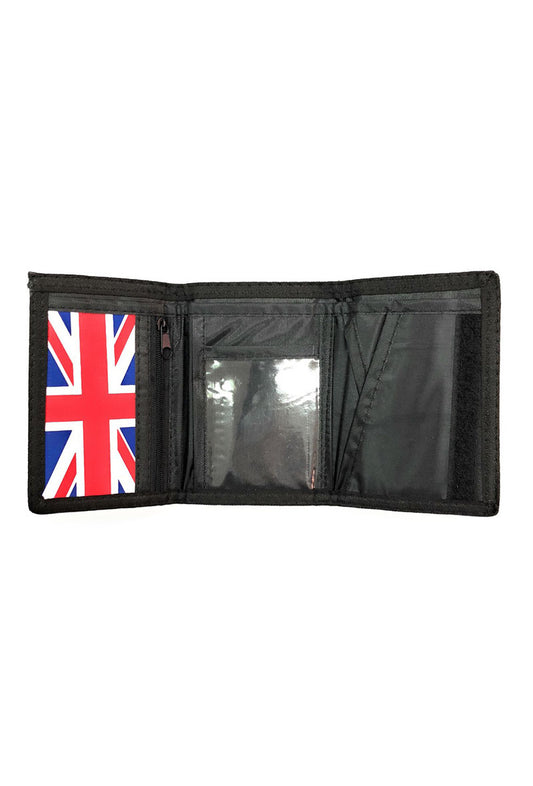 Men's England Scratch Wallet Multi Pockets Card Cash Coin Holder Stylish Wallet image 1