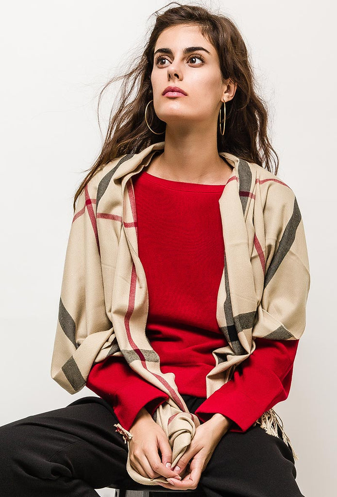 Women's Scarf Printed Cashmere Soft Winter Stylish Warm Scarf Neck Wrap Scarves image 6