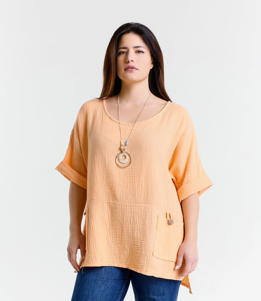 Necklace T Shirt Cotton with pockets Wholesale prices image 0