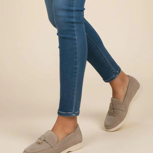 Womens Moccasins Taupe image 1