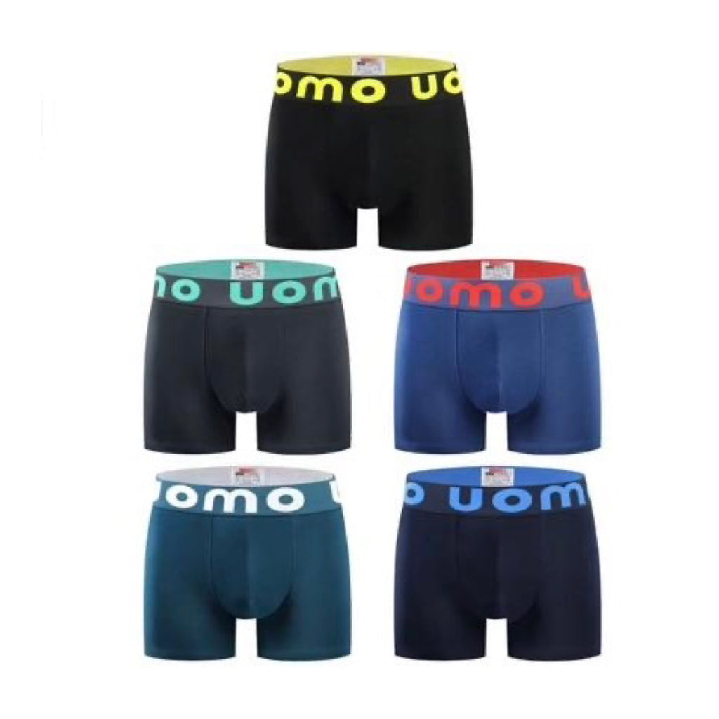 Men's 5 Pack Boxer Shorts Underwear Hipster Underpants Cotton Multi Pack S-3XL image 0