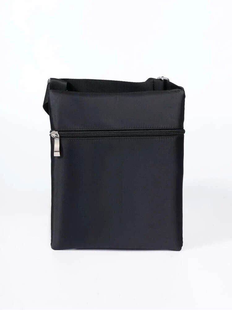Unisex Messenger Bag Small Cross Body Shoulder Utility Black Travel Work Bag image 4
