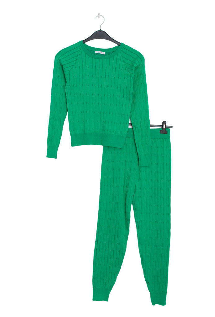 Ladies Sweater Leggings Set Bottom Top Jogging Set Tracksuit Leggings Warm Set image 11