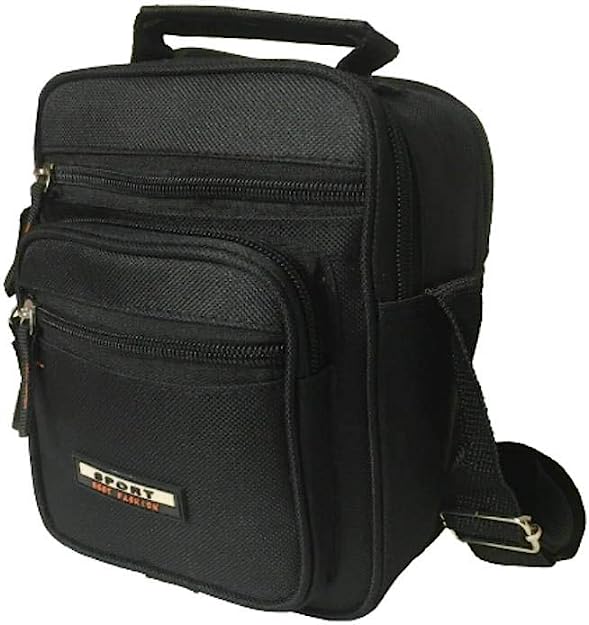 Unisex Messenger Bag Canvas Cross Body Shoulder Utility Travel Work Multi Pocket image 3