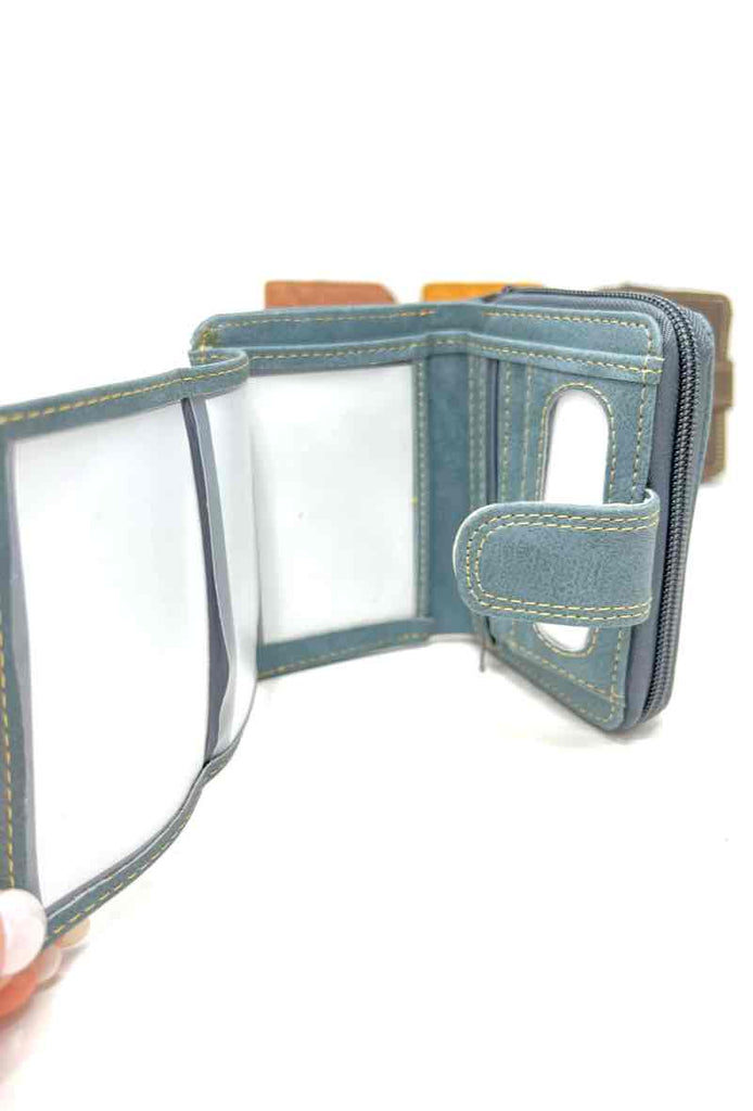 Ladies Leather Purse Coin Cash Card Wallet Organiser ID Pouch Clutch Bag Purse image 3