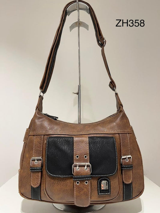 Women's Brown Stylish Shoulder Bag Party Travel Bags image 0