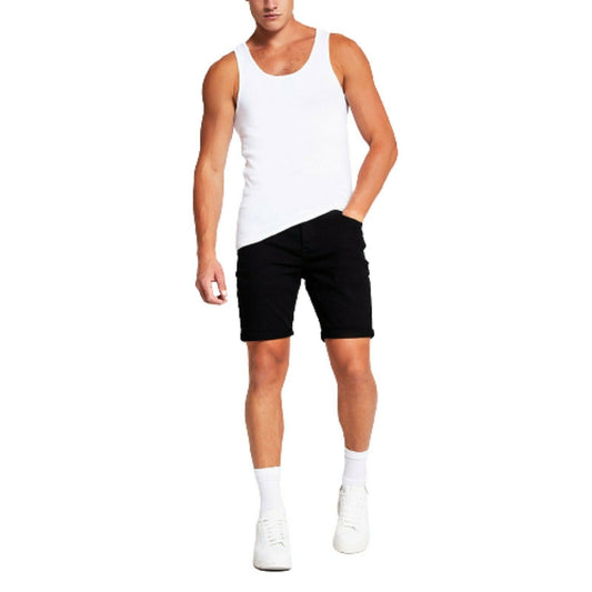 Mens Vest Muscle Fit Crew Vest Tank Top T Shirt 100% Cotton Gym Tummy Control image 1