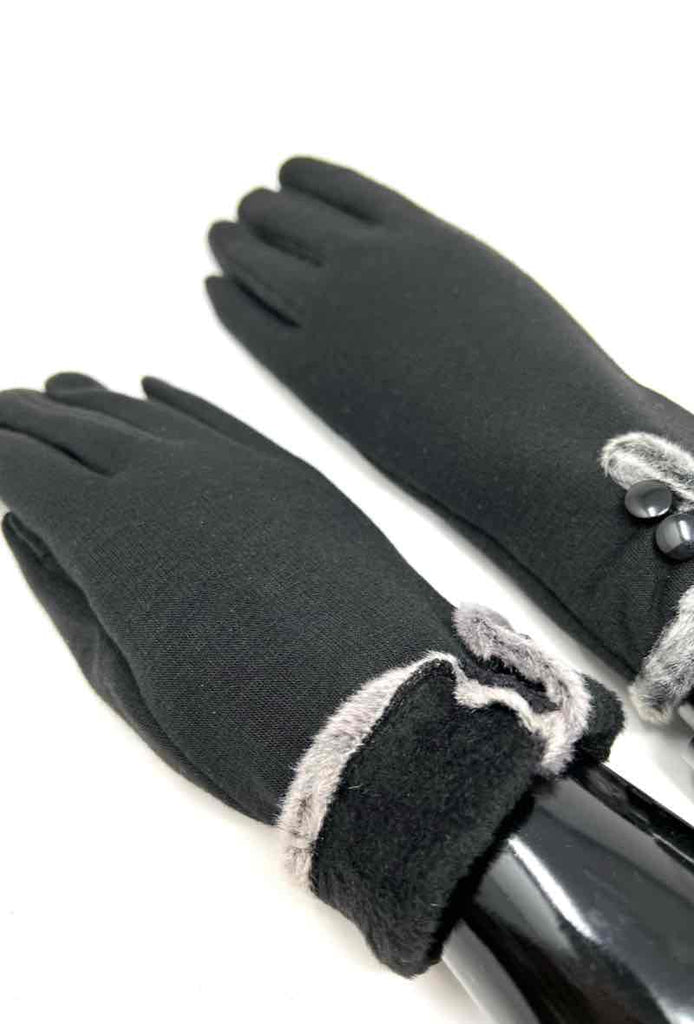 Women's Touch Screen Gloves Little Fur Warm Soft Glove Comfortable Winter Gloves image 3