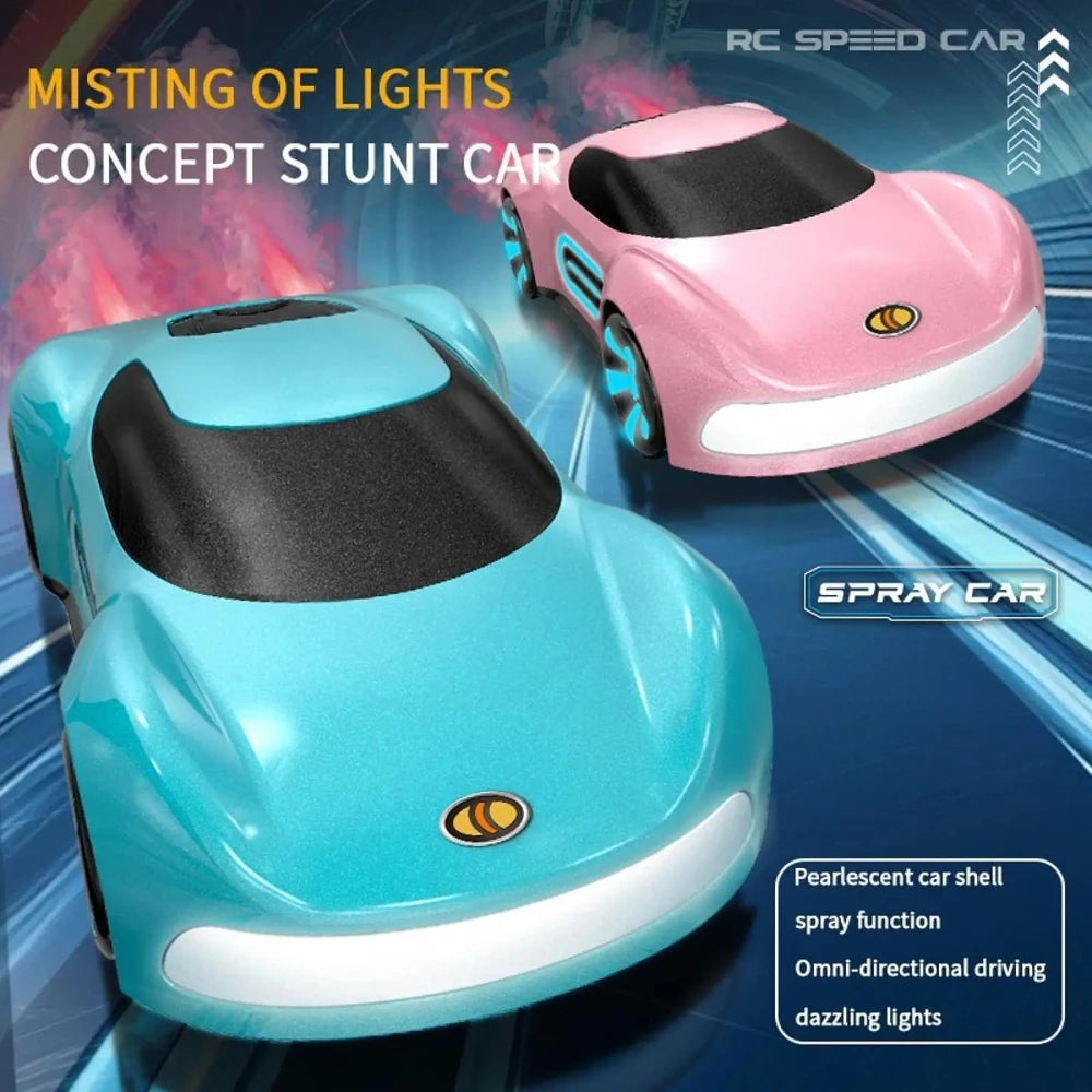 New Multi Color Spray Remote Control Multifunctional Car Toy Electric RC Vehicle Perfect Birthday Holiday Present