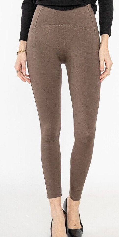 Womens High Waisted Leggings Fleece Lined Warm Casual Tummy Control Leggings image 2