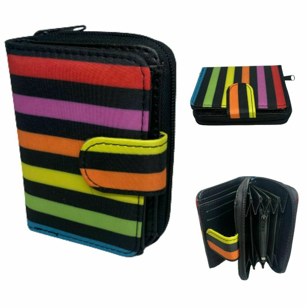 Womens Coin Purse Cash ID Wallet Pouch Multi Color Purse Waterproof Multi Pocket image 0