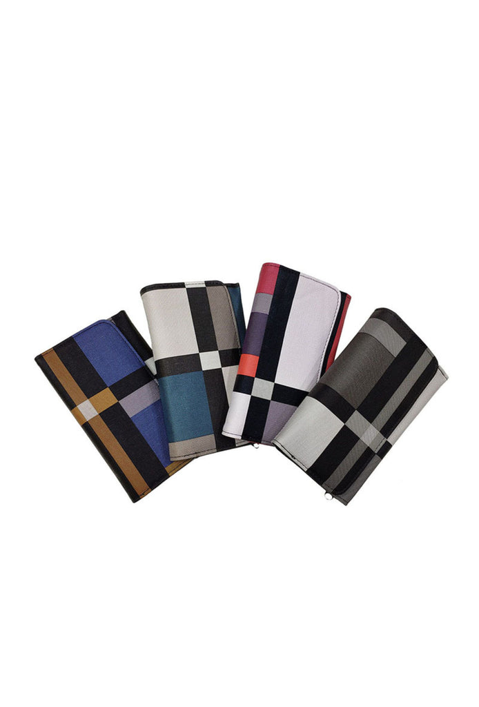 Ladies Purse Large Square Coin Card Wallet Big Boxes Stud Clutch Wallet Bag image 0