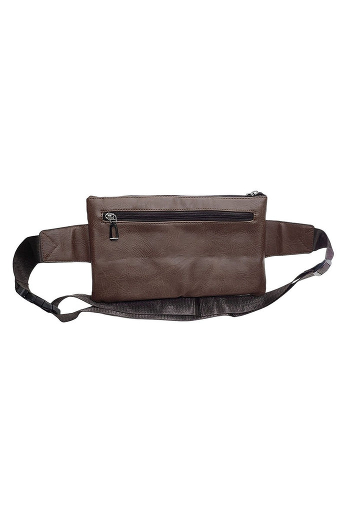 Double Pocket Flat Belt Bag Bumbag Waist Belt Pouch Work Office Holiday Travel image 7
