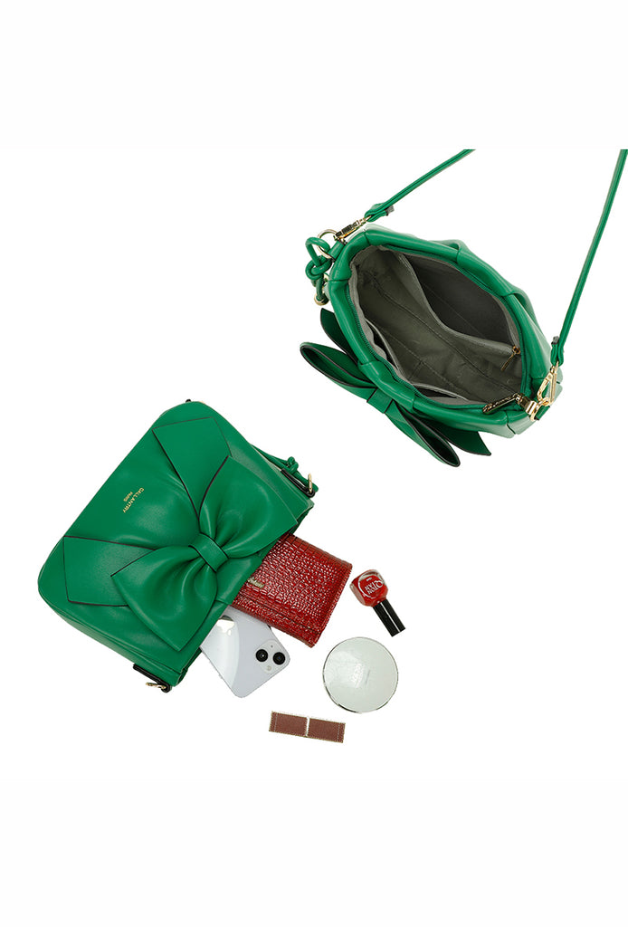 Women's Luxury Bow Tie Purse Diamond Handbag Lightweight Bag In Different Colour image 7