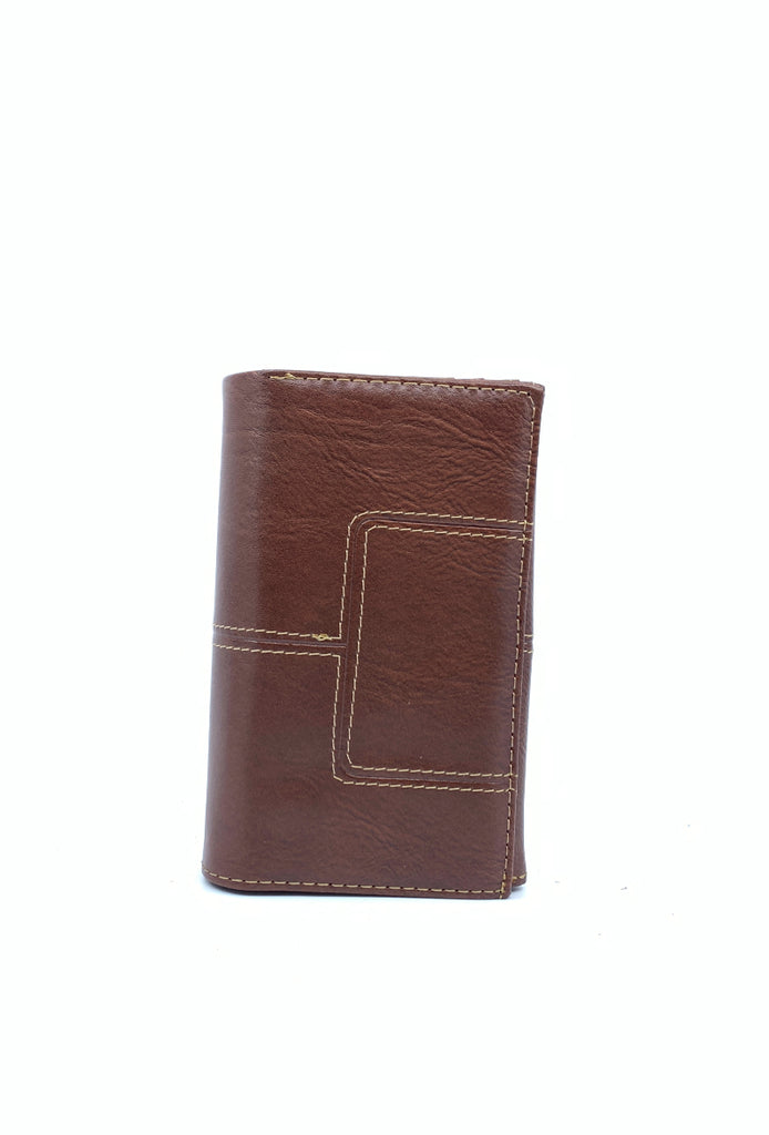 Womens Purse Large Coin Card Purse Wallet Plain Stud Clutch Multi Pockets Wallet image 4