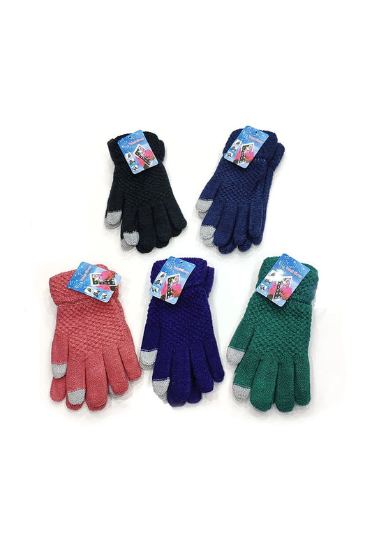 Knitted women's tactile glove image 0