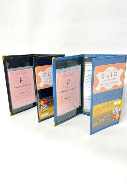 Car Registration Document Protection Multicolours Case Documents Cards Cover image 1