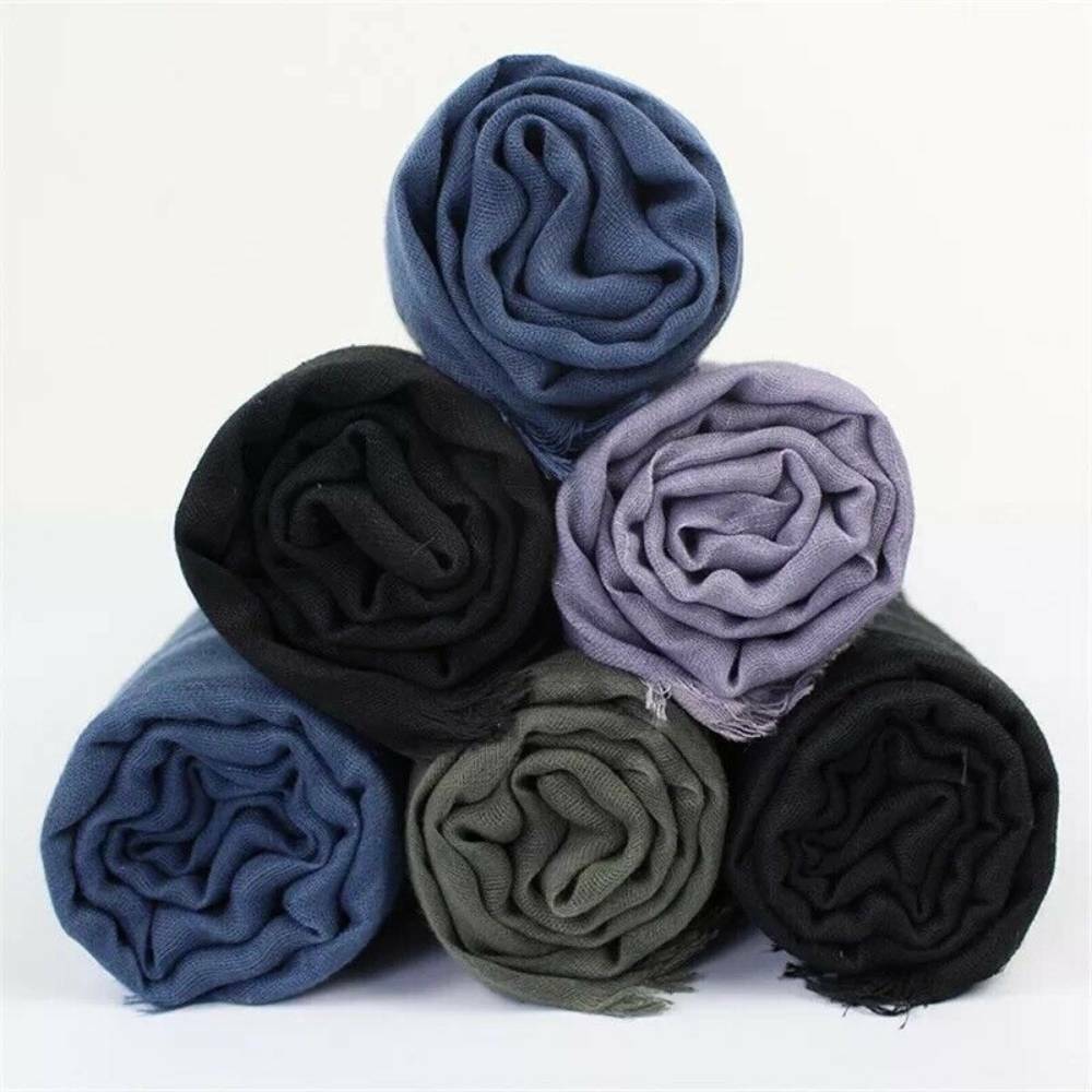 Ladies Scarf Cotton Shawl Hijab Head Pashmina Wrap Arabic Plain Neck Lady Scarf image 6