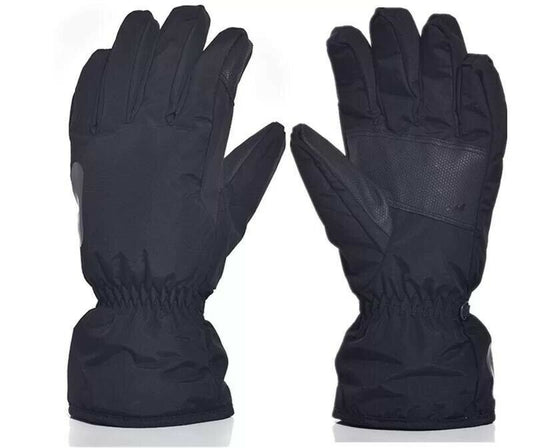 Men's Waterproof Gloves Black Windproof Biker Cycling Ski Snow Thermal Gloves image 1