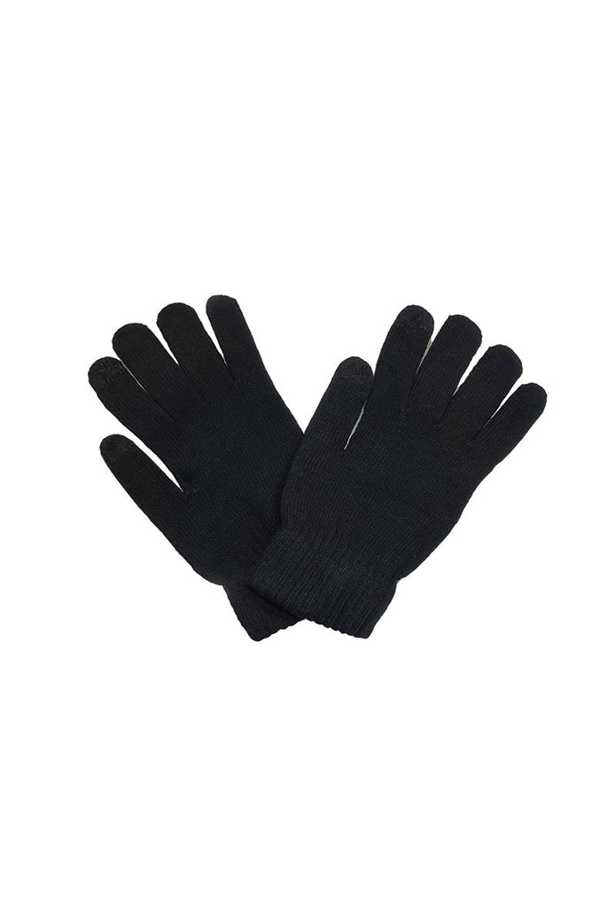 Men's Smart Touch Glove Stylish Black Comfortable Outdoor Soft Gloves image 0