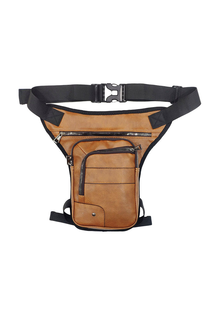 Canvas Waist Packs Leg Bag Faux Leather Waist pack Funny Drop Belt Bags image 2