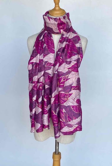 Leaf Printed scarf Womens Wrap Ladies Stole Women's Scarves Lightweight image 3