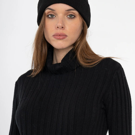 Winter Hat Black Beanie image 0
