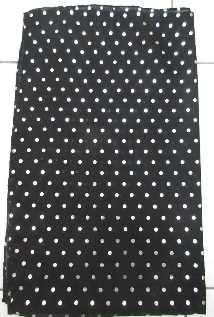 Ladies Womens Polka Dot Pattern Scarf Wrap Wide Shawl Neck Thin Scarves image 2