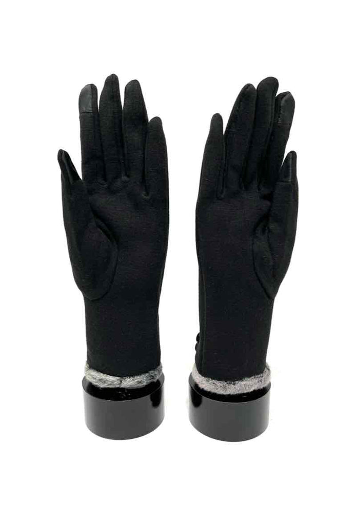 Women's Touch Screen Gloves Little Fur Warm Soft Glove Comfortable Winter Gloves image 1
