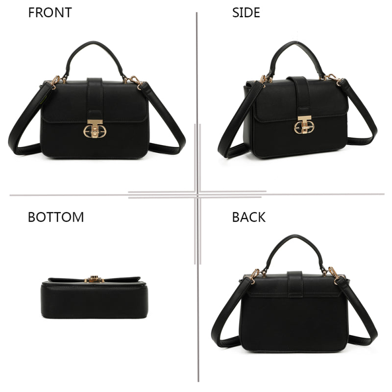 Womens Handbag Work Bag Women Designer Faux Leather Fashion Shoulder Tote Bag image 3