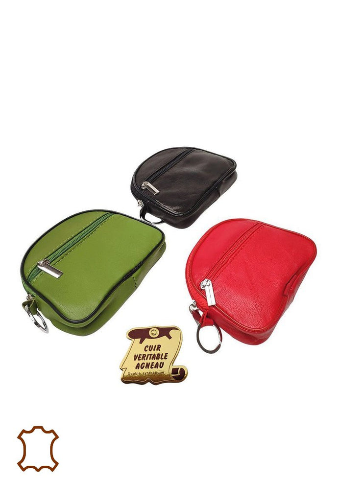 Half moon leather purse image 2