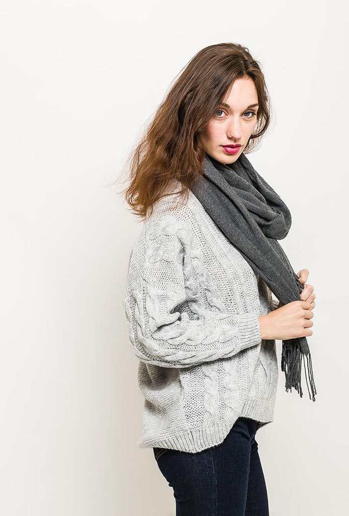 Cashmere Scarf Winter Stole Blanket Wrap Scarves Soft Big Luxury Women image 2