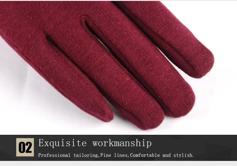 Women Touch Screen Winter Gloves Fleece Thick Warm Comfy Soft Fur Lined Thermal image 11