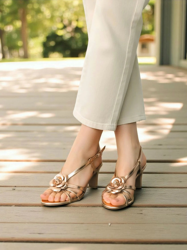Champagne Sandals image 1