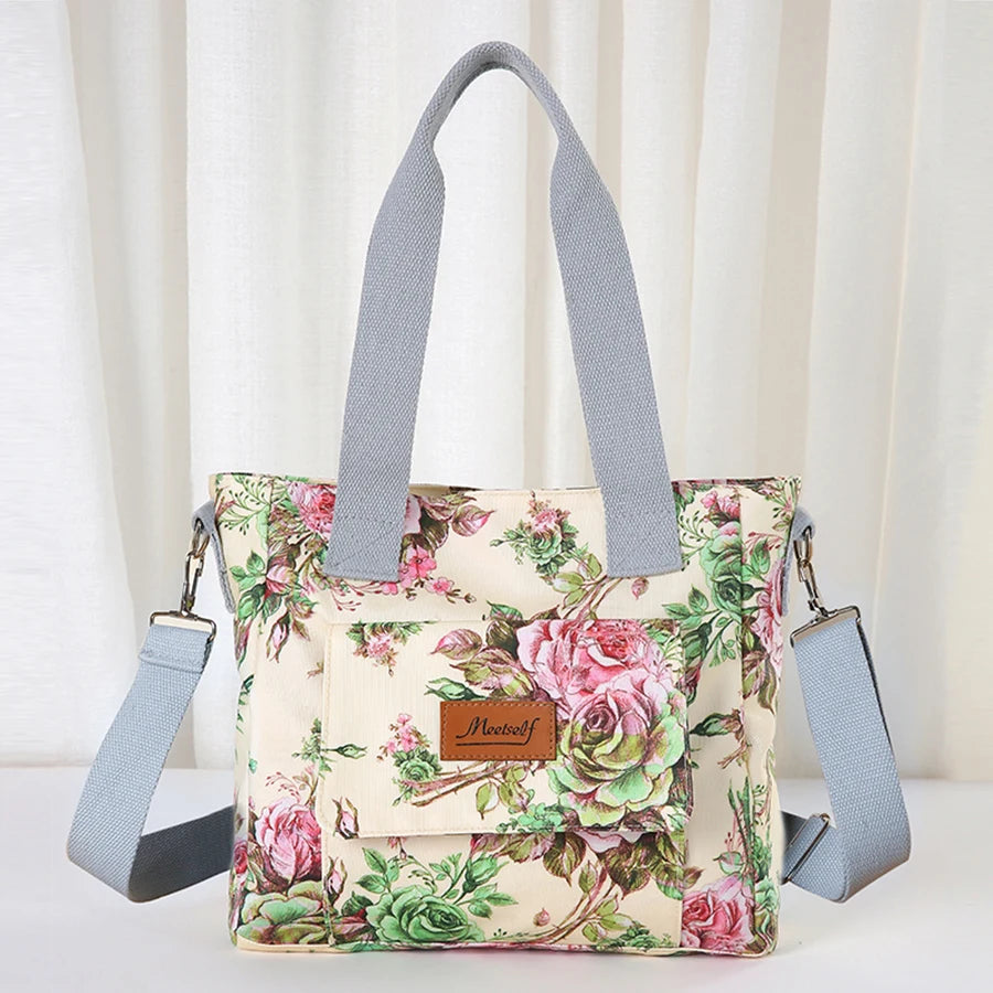 New single-shoulder bag for women, large-capacity crossbody bag, fashionable women's printed handbag, mom's bag