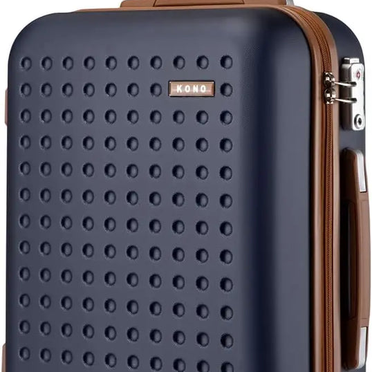20 Inch Compact Cabin Luggage, 31L Capacity Carry On Suitcase, Internal Size 48×35×18.9cm Lightweight ABS+PC Hard Shell Travel Luggage with TSA Lock Silent Spinner Wheels