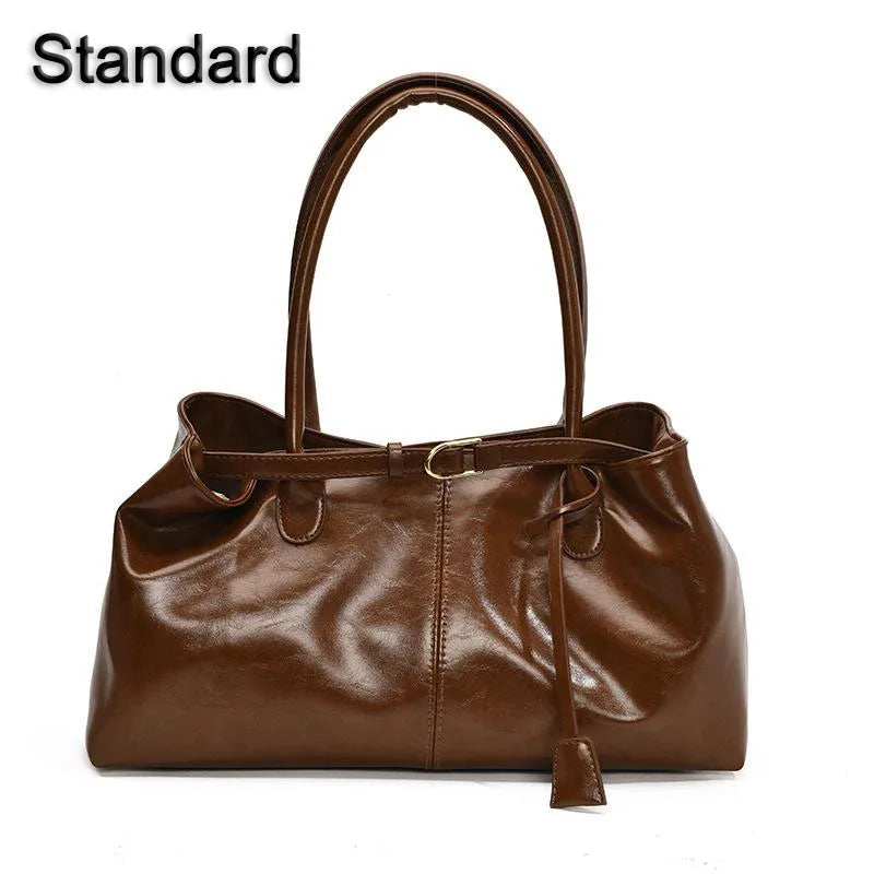 Vintage Handbag for Women Large Capacity 2025 New Underarm Commuting Bag Fashion Female Casual Single Shoulder Tote Bag