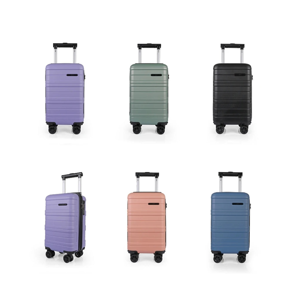 Ryanair 40x25x20 Cabin Suitcase with Detachable Wheels, Underseat Carry On Luggage, Airline Approved Cabin Bag for EasyJet & Wizz Air