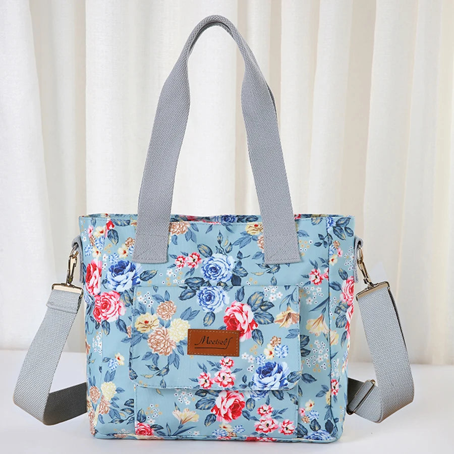 New single-shoulder bag for women, large-capacity crossbody bag, fashionable women's printed handbag, mom's bag