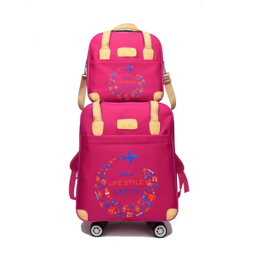 Fashion Women Trolley Bag Luggage Bag Set Waterproof Suitcase Travel Trolley Bag With Wheels Luggage Set Suitcase Bag