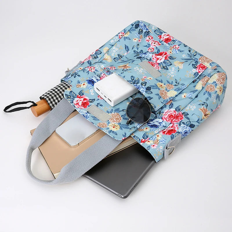 New single-shoulder bag for women, large-capacity crossbody bag, fashionable women's printed handbag, mom's bag