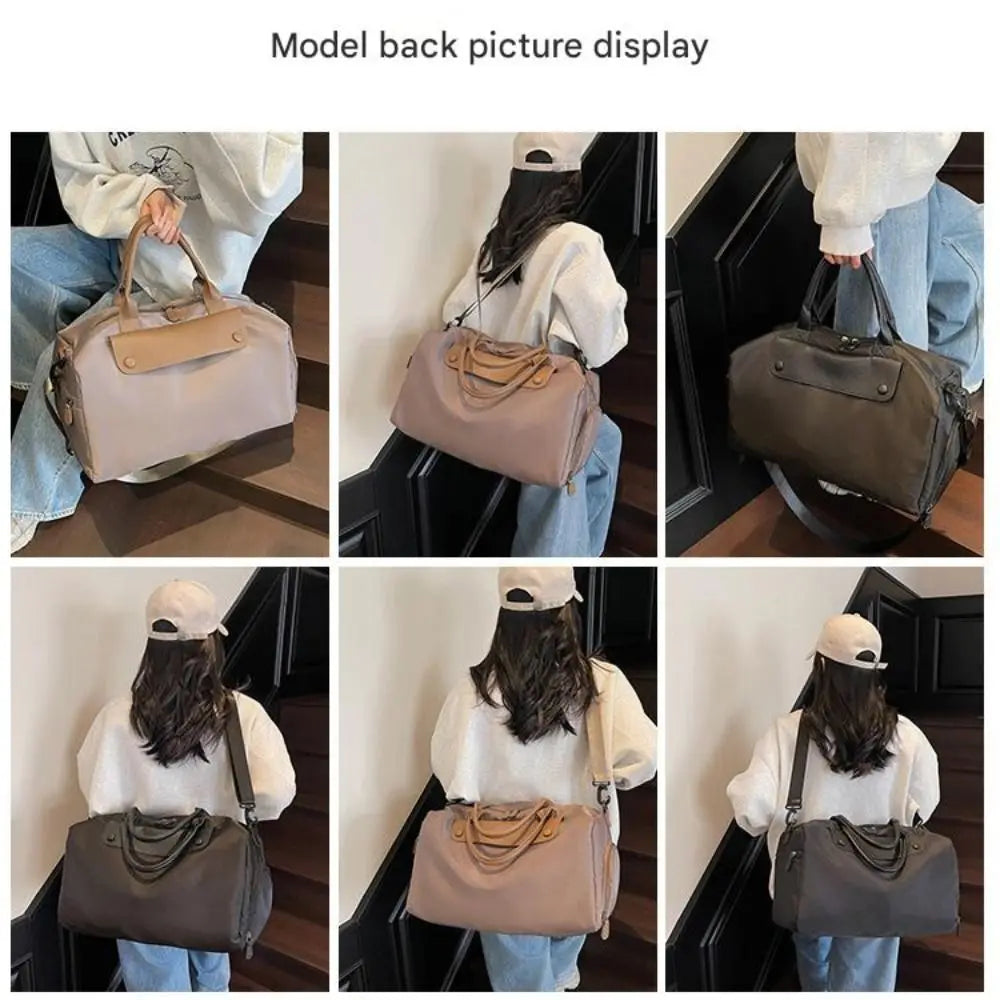 New Large Capacity Sports Bags Waterproof Dry And Wet Items Fitness Bags Oxford Thickened Fabric Travel Bags