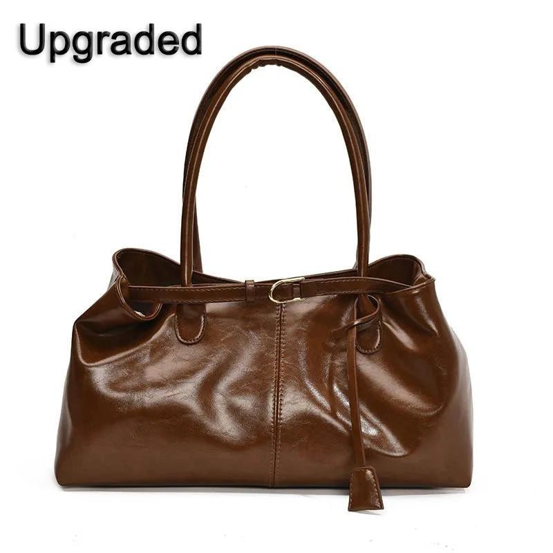 Vintage Handbag for Women Large Capacity 2025 New Underarm Commuting Bag Fashion Female Casual Single Shoulder Tote Bag