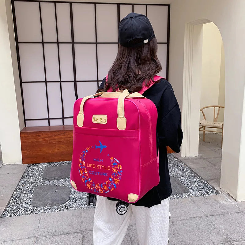 Fashion Women Trolley Bag Luggage Bag Set Waterproof Suitcase Travel Trolley Bag With Wheels Luggage Set Suitcase Bag