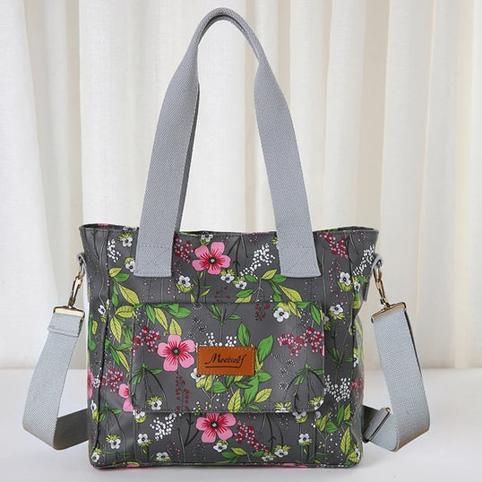 New single-shoulder bag for women, large-capacity crossbody bag, fashionable women's printed handbag, mom's bag