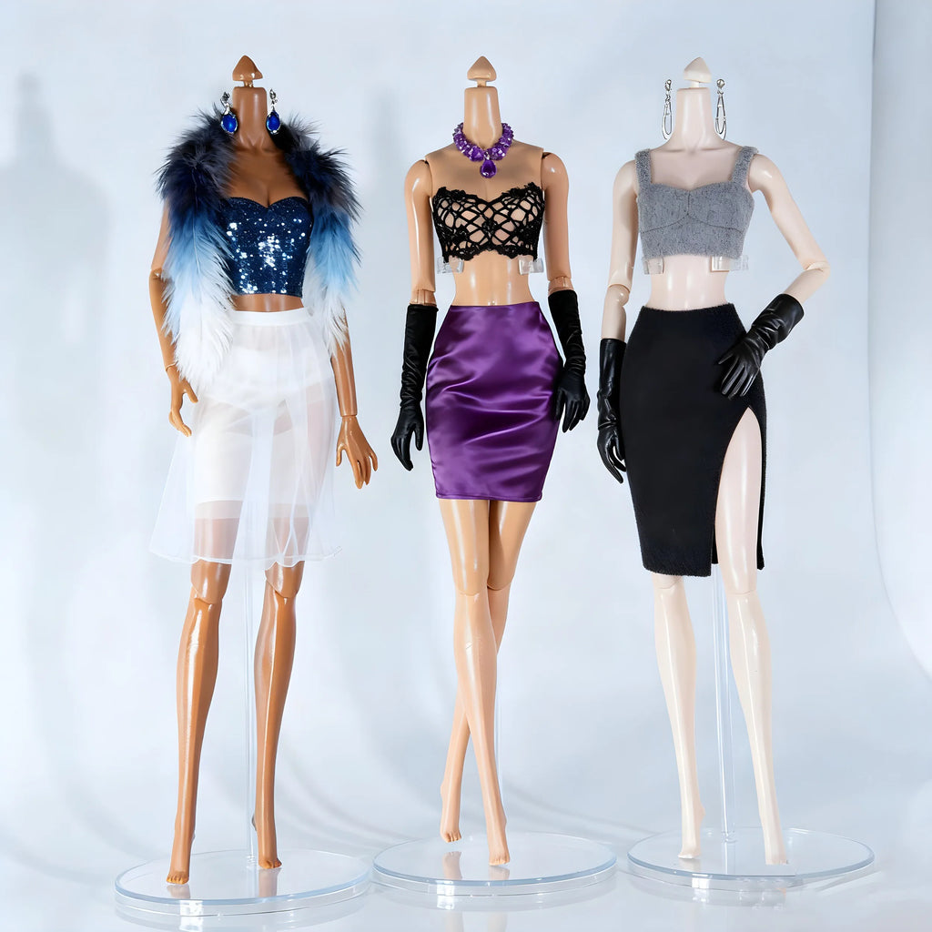 12 Inch 1/6 BJD MJD 12 Joint Supermodel Posable Fashion Figure Smooth Skin Texture Collectible No Clothes